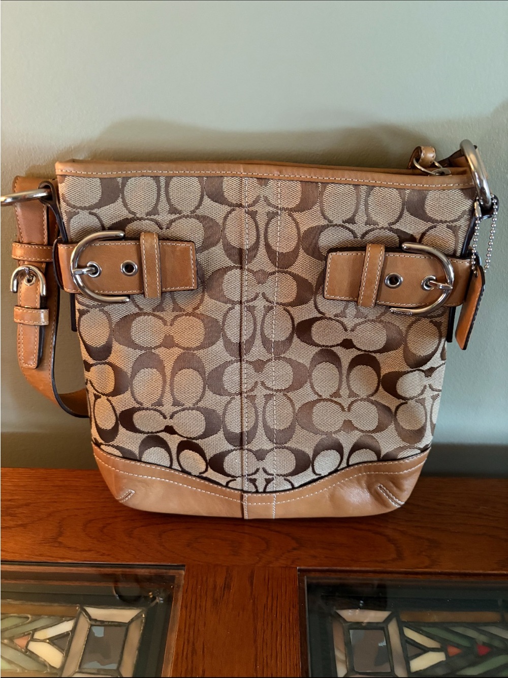 Coach 3577 Tan Shoulder Bag